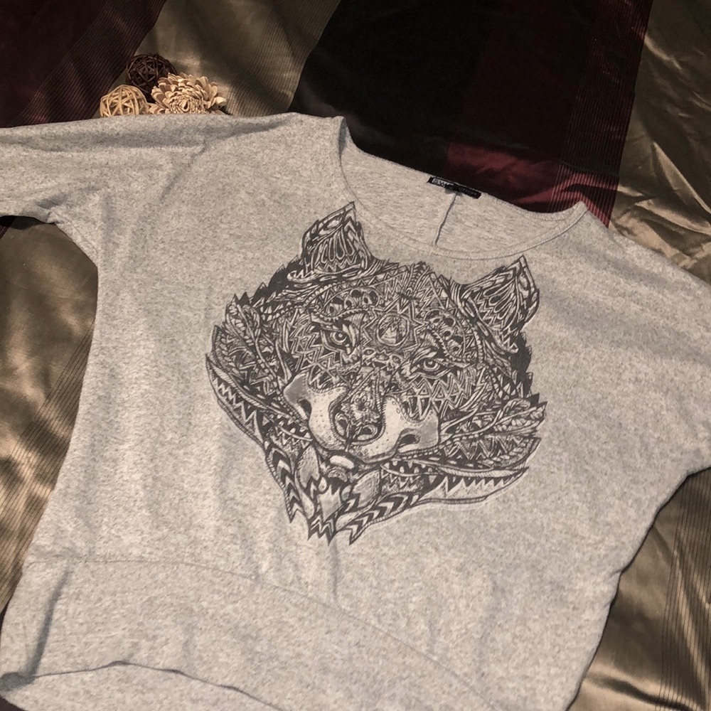 Psychedelic Wolf Sweater